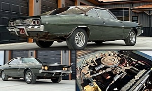 1968 Dodge Charger Parked for 44 Years Is All Original and Numbers-Matching