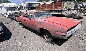 1968 Dodge Charger Rotting Away in Someone's Yard Hides Mysterious Muscle
