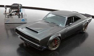 1968 Dodge Super Charger Debuts with 1,000 HP Hellephant Crate Engine