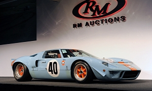 1968 Ford GT40 Gulf/Mirage Auctioned for a Record $11 Million