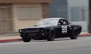 1965 Ford Mustang Fastback Race Car Looks Out of Place on the Streets of LA
