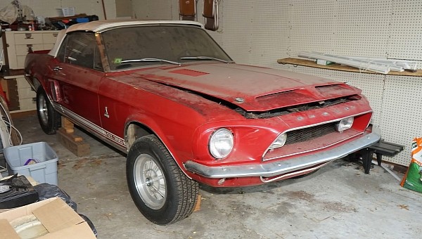 1968 Shelby Mustang GT350 Sitting for 40 Years Is an All-Original Barn ...