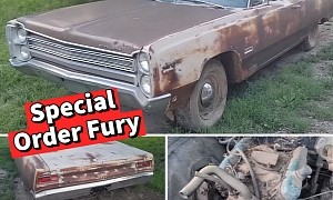 1968 Plymouth Fury Abandoned for Decades Is a Mysterious Junkyard Gem
