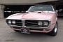 1968 Pontiac Firebird Previously Owned by Nancy Sinatra Flexes Super Rare Pink Mist Color