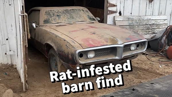 1968 Pontiac Firebird barn find