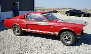 1968 Shelby Mustang GT500KR Spent Decades in a Farmer's Barn, Needs a Nose Job