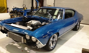 1969 Chevelle Gets Cadillac CTS-V Engine
