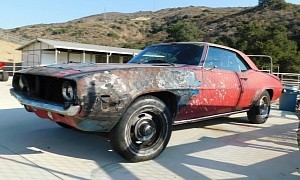 1969 Chevrolet Camaro Is Literally a Survivor After It Escaped a California Fire