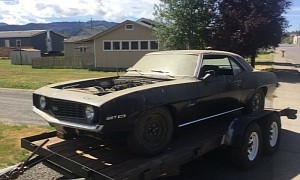 1969 Chevrolet Camaro Parked in a Driveway for Years Hides Questionable Changes