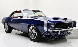 1969 Chevrolet Camaro Shines Electric Blue, Rocks Crate V8