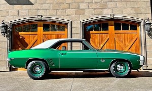 1969 Chevrolet Camaro SS Brings Out the Hulk with Rare Rally Green Paint