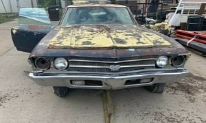 1969 Chevrolet Chevelle SS Lost the Original Engine in a Barn Fire, Beefier 454 Gone Too
