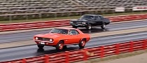1969 Chevrolet COPO Camaro 427 Drag Races 1972 Buick GS, Gap Is Huge