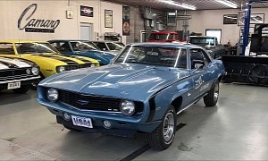 1969 Chevrolet COPO Camaro Spent Years in a Garage With Just 241 Miles on the Odo