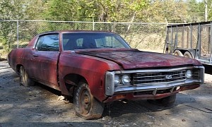 1969 Chevrolet Impala SS 427 Looks Sad Waiting for Help on the Side of the Road