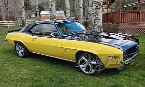 1969 Chevy Camaro Hides LS7 Engine Under the Black Hood, Yellow Doesn’t Tame It