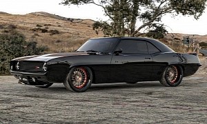 1969 Chevy Camaro Z/28 Will Shine Black-Striped Like an HRE Jewel When Finished
