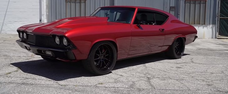 1969 Chevy Chevelle With 2015 Camaro Dashboard Is All Motor, Cranks Out 700 HP