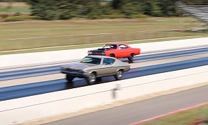 1969 Chevy COPO Chevelle Drag Races 1969 Plymouth Road Runner, Someone Gets Whooped
