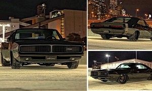 1969 Dodge Charger Is a Black Beast With Dark Copper Details Roaming a Parallel Universe