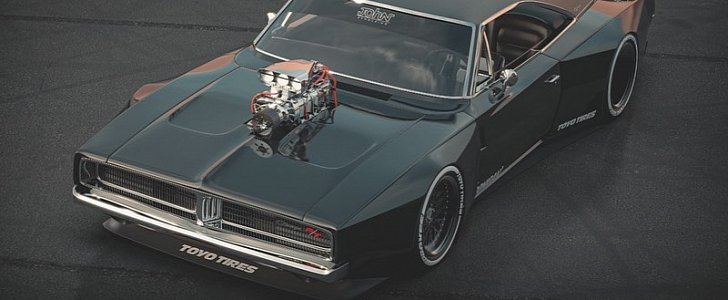 1969 Dodge Charger R/T "Fat Boy" rendering