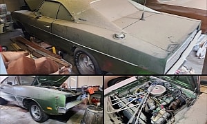1969 Dodge Charger R/T Garage Find Flaunts Triple-Green Suit, Stripe-Delete Option