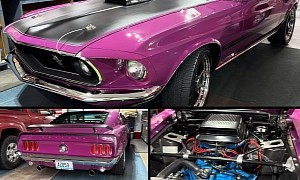 1969 Ford Mustang Mach 1 Cobra Jet Is a Rare Gem in Special-Order Purple Paint