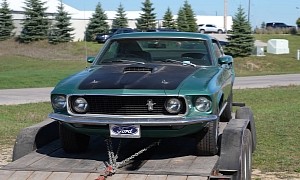 1969 Ford Mustang Mach 1 Comes Out of the Barn After 30 Years, V8 Fires Up