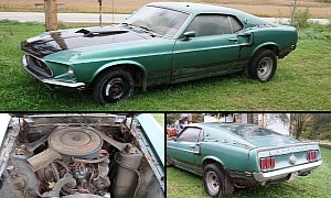 1969 Ford Mustang Mach 1 Saved From a Barn After 40 Years Flaunts Rare Color