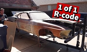 1969 Ford Mustang R-Code Found on a Rotisserie Is a 1-of-1 Puzzle That Requires Assembly