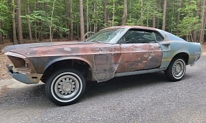 1969 Ford Mustang Sitting on a Farm Hides the Body Style Code Everybody Is Drooling Over