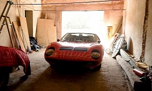 1969 Lamborghini Miura Comes Out of the Barn, It's a Million-Dollar Time Capsule