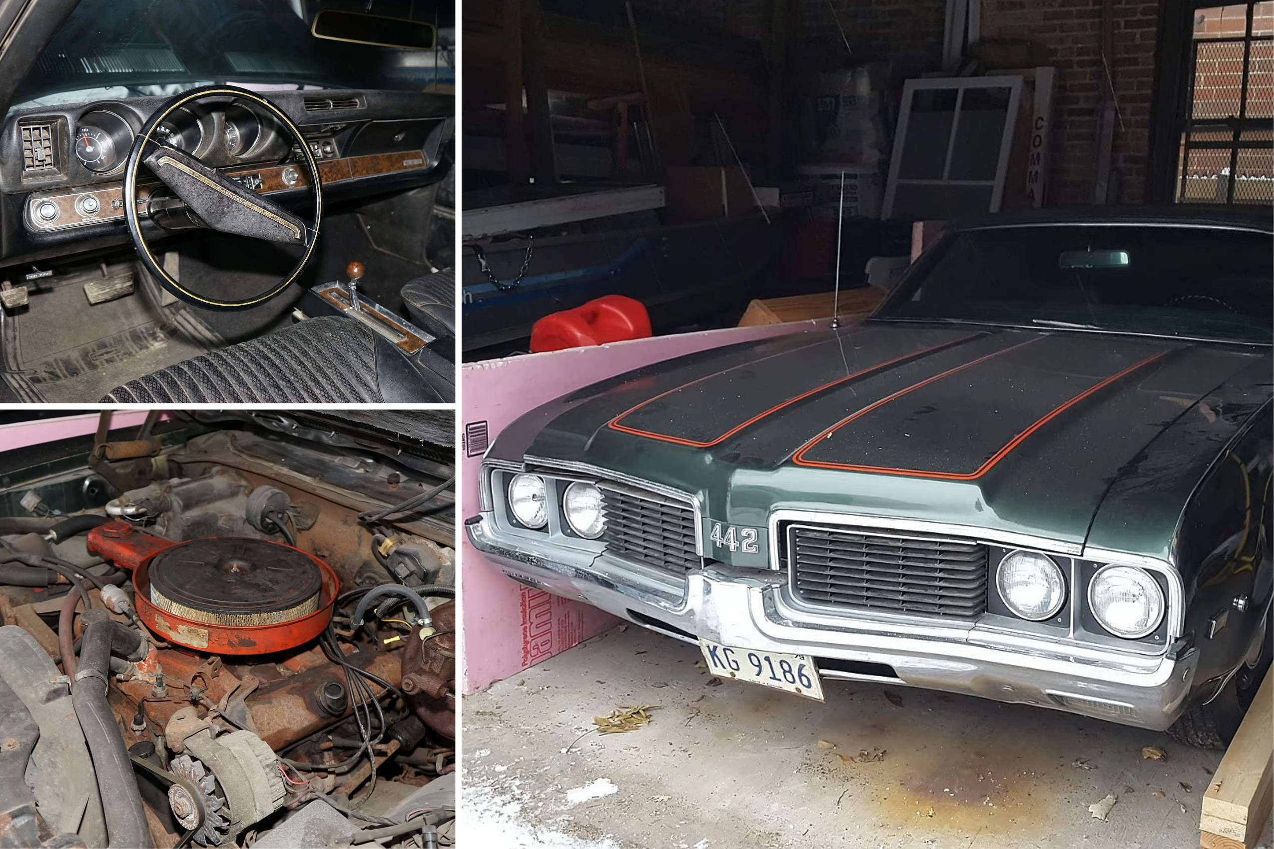 1969 Oldsmobile 442 Parked for More Than 40 Years Is Surprisingly Original
