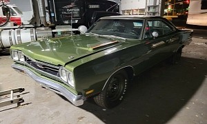 1969 Plymouth GTX Rocks Limelight Green Color, Powerful Surprise Under the Hood