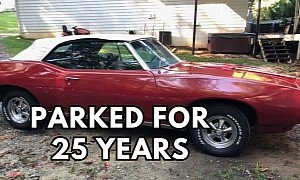1969 Pontiac GTO Convertible Parked for 25 Years Is Dressed to Impress, Begs for Help