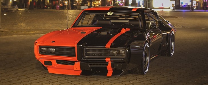 1969 Pontiac GTO "Two-Face Judge" Is a Widebody Rendering Done Right