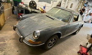1969 Porsche 912 Is a Barn Find Discovered After 40 Years, Original Engine Still Around