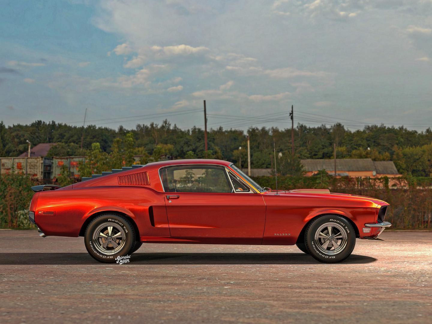 1968 Saleen S390 Design Study Imagines Shelby Mustang Rival - autoevolution