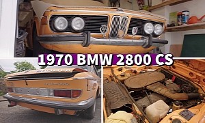 1970 BMW 2800 CS Hidden in a Garage for 38 Years Is a Stunning E9 Survivor