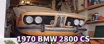 1970 BMW 2800 CS Hidden in a Garage for 38 Years Is a Stunning E9 Survivor