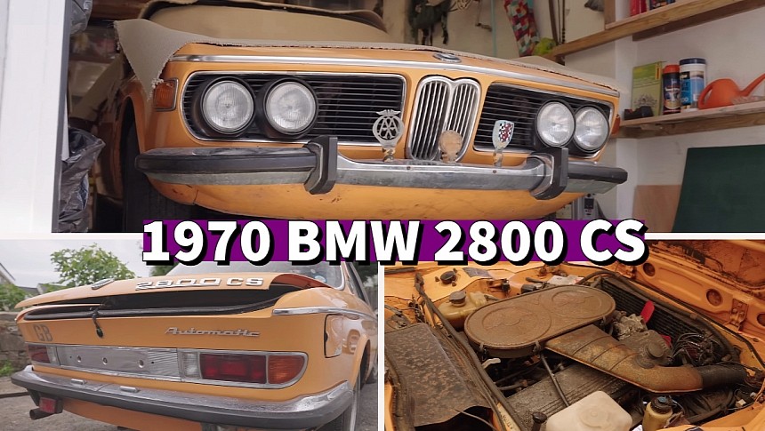 1970 BMW 2800 CS garage find