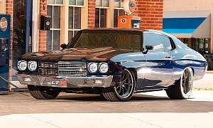 1970 Chevrolet Chevelle Looks Up to No Good in Lexus Ink, Took 3 Years to Make