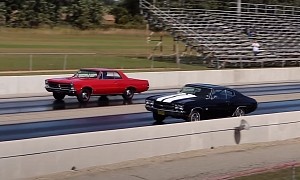 1970 Chevrolet Chevelle SS 454 Drag Races 1965 Pontiac GTO, It's Not Even Close