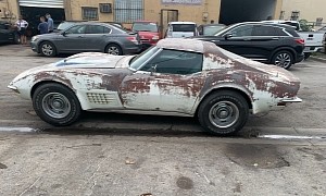 1970 Chevrolet Corvette Has Been Sitting for Too Long, Nice Surprise Under the Hood