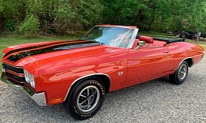 1970 Chevy Chevelle Convertible Hides Many Shiny New Secrets Beneath the Red Skin
