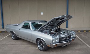 1970 Chevy El Camino SS Takes the “Silver Bullet” Course With 427 ProCharged V8