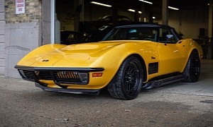 1970 Corvette "Crusher" Restomod Has Supercharged 408 and Lambo Paint