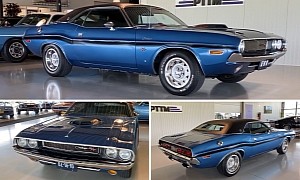 1970 Dodge Challenger R/T SE With Six-Pack Swap Is a Rare Gem in EB7 Blue
