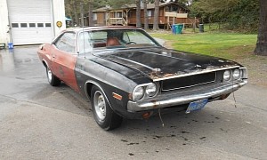 1970 Dodge Challenger Spent 46 Years in a Shed, It's a Rare Factory Sunroof Car