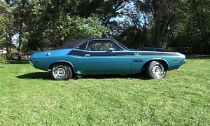 1970 Dodge Challenger T/A Looks Stunning in B5 Blue, It's a Rare "Mr. Norm's" Car